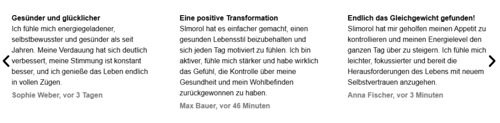 Slimorol Meinungen